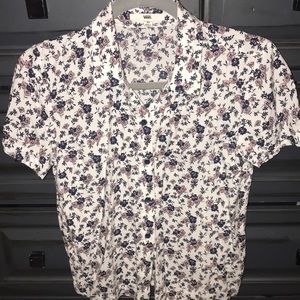 Vans women button up tee